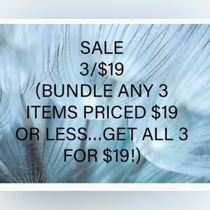 Closet Clean Out Sale! 3/$19!!!